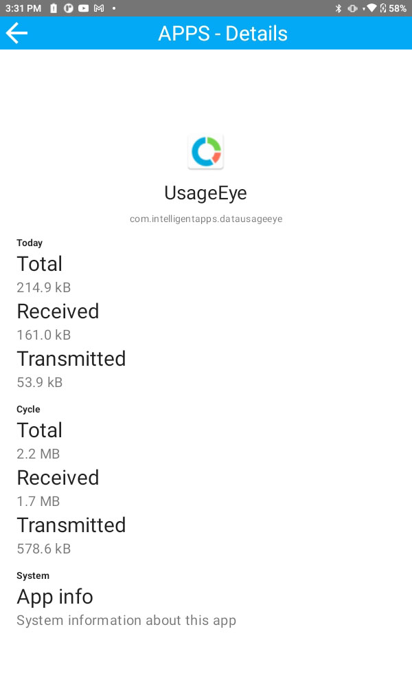 apps details